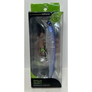 Googan Squad Scout 4 1/3" Jerkbait Pro Blue #8 1/2 Oz Brand New Lure